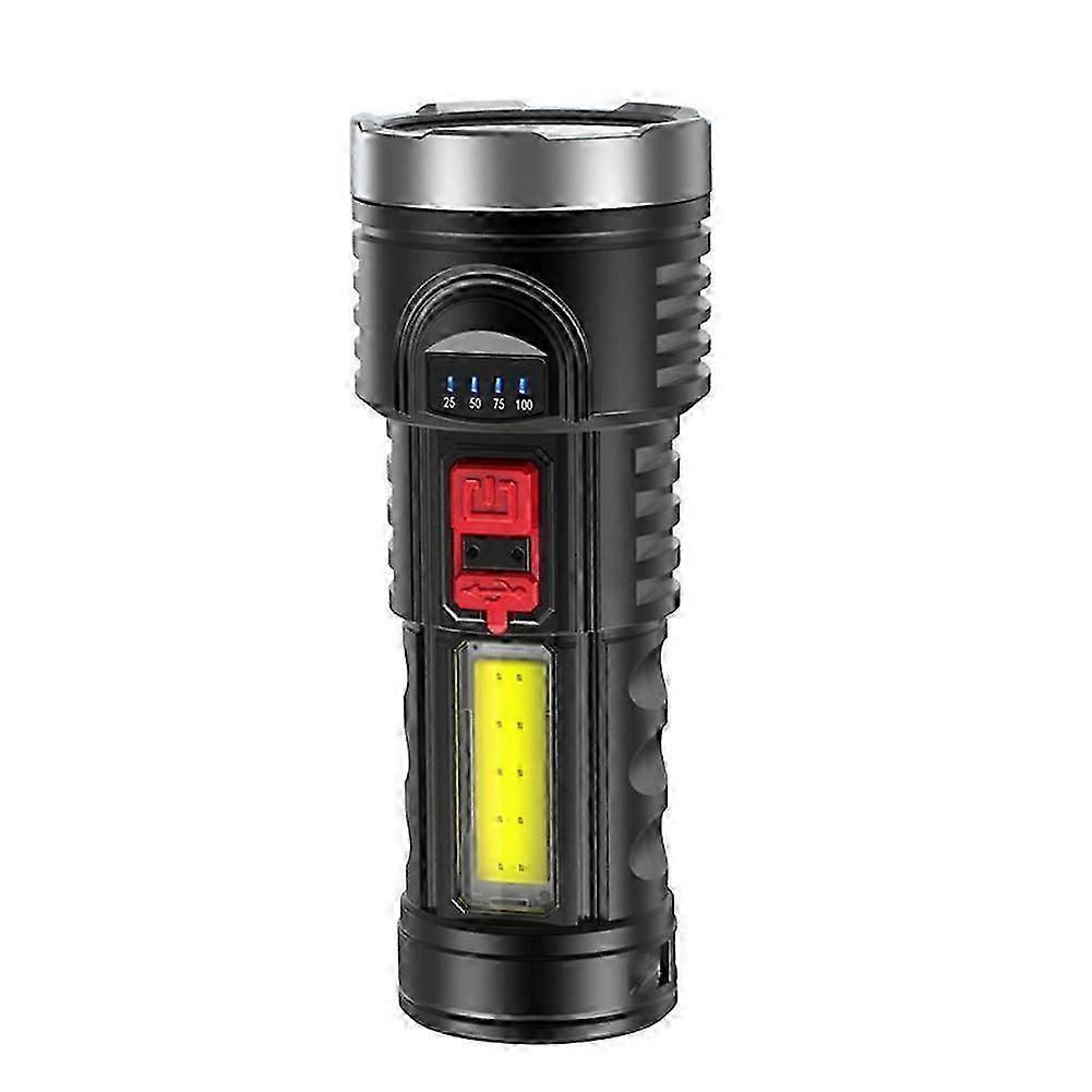 9900LM Powerful LED Flashlight Battery Display USB Rechargeable Light Telescopic Zoom Torch Lamp Outdoor Camping Fishing Lantern