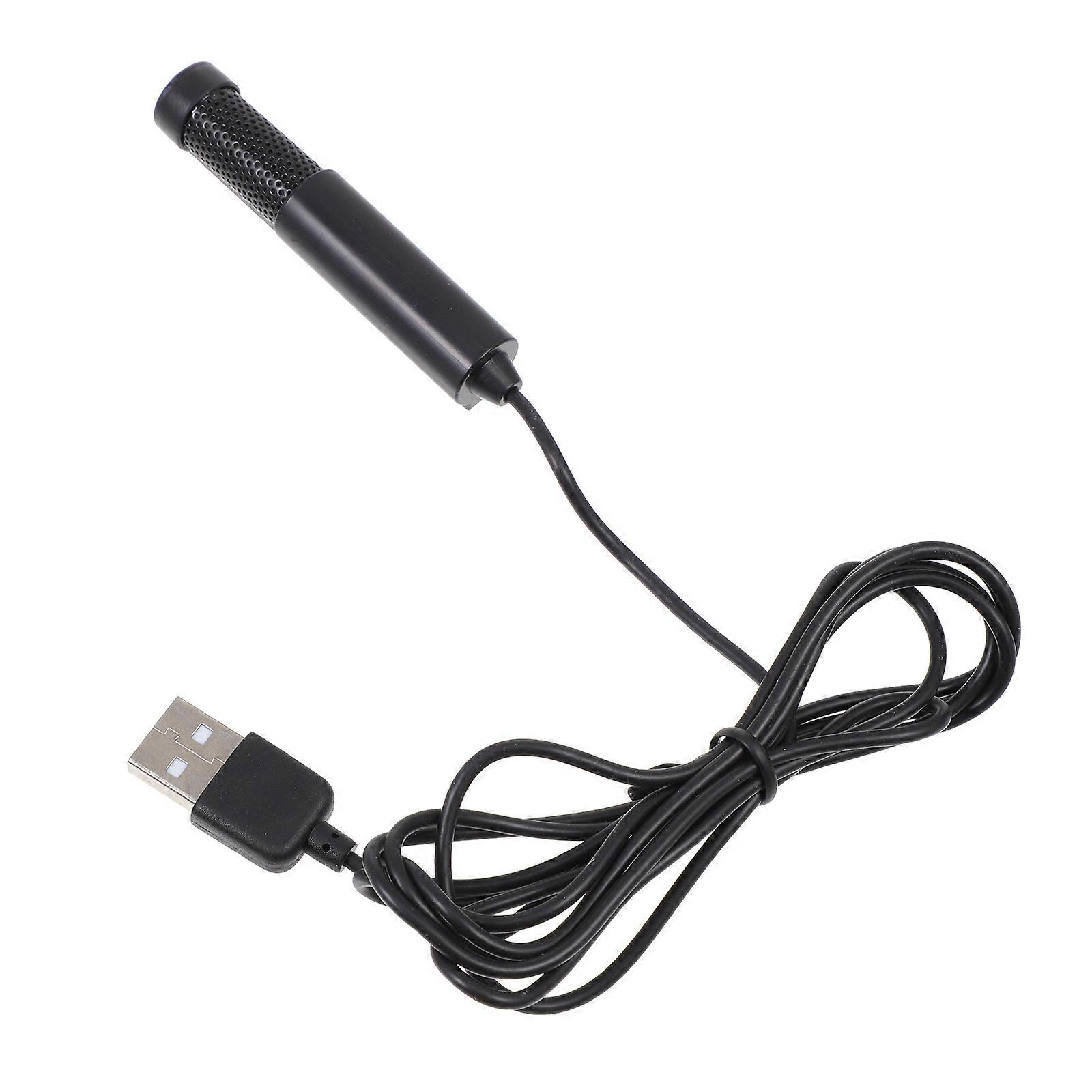 1pc Portable Microphone for Computer USB Conference Microphone Black