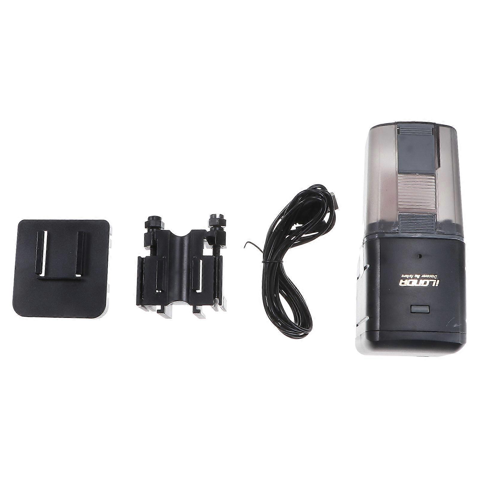 Fish Tank Feeder Automatic Aquarium Food Dispenser Adjustable Feeding Amount Timer Function Battery Operated 1Set