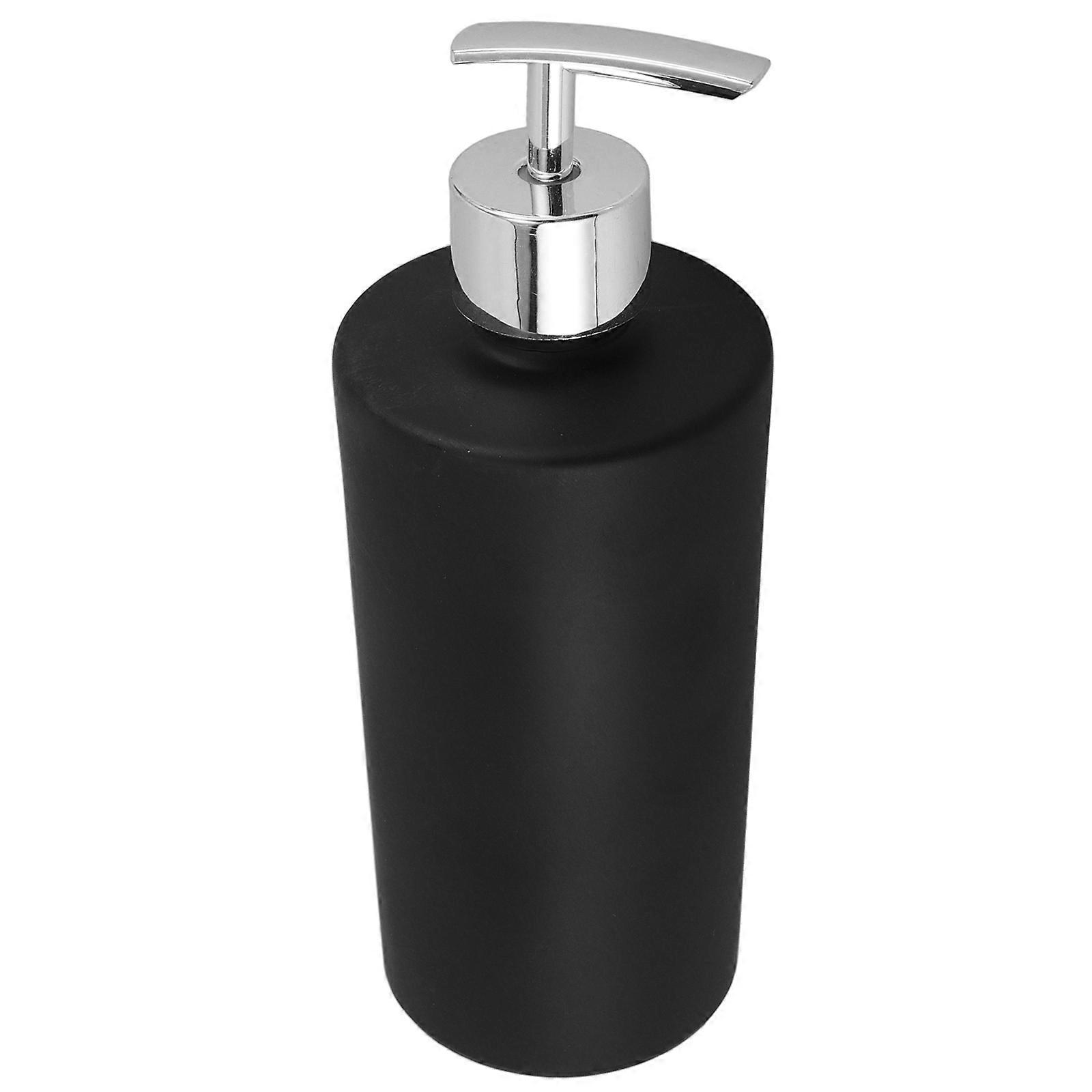 Black Aluminum Alloy Refillable Soap Dispenser for Home Use 240ML