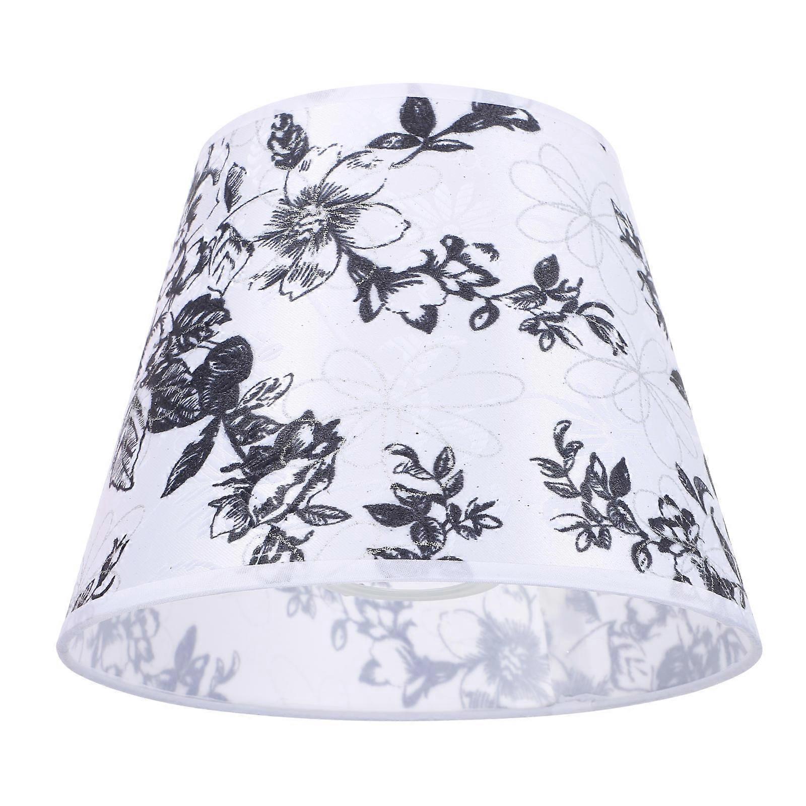 Stylish Cloth Lampshade for Bedroom – Durable Fabric Wall Light Cover with Decorative Blue and White Design for Home Lighting