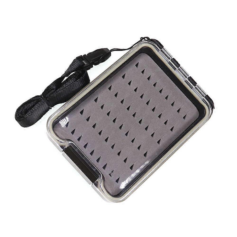 Thick Fly Box Waterproof Lightweight ABS Plastic Streamer Box With One-Sided Deep Slot And Transparent Lid