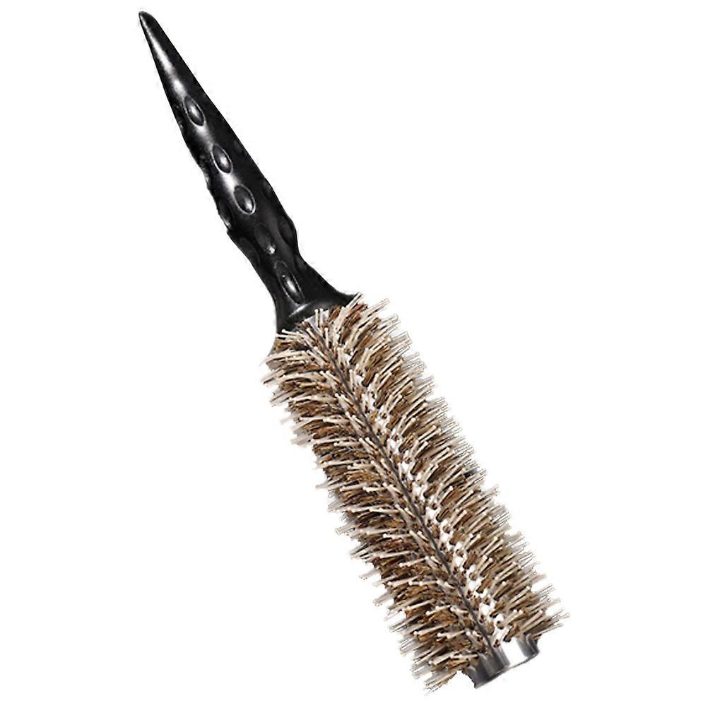 Lightweight Portable Blow Drying Brush for Curly Hair – Soft Bristle Styling Comb with Minimalist Design for Gentle Brushing and Precise Styles