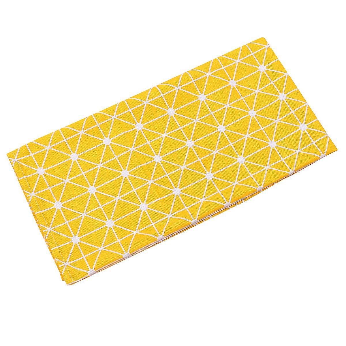 Cotton Linen Tablecloths for Homeowners 90x90cm and Wear-Resistant 1Pack