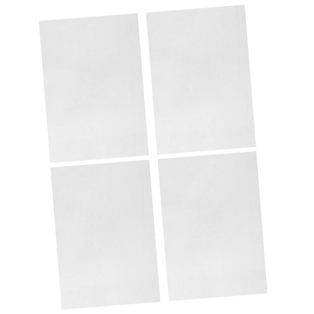DIY Heat Shrinkable Sheets for Craft Making White BOPS Material with Night Glow Effect 4 Pieces