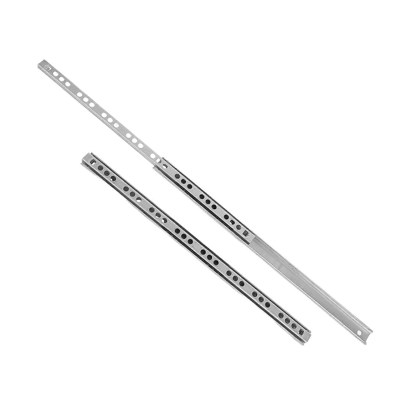 Silent Drawer Glides Replacement Sliding Rails Home Use Cold Rolled Steel Low Noise 2Pack