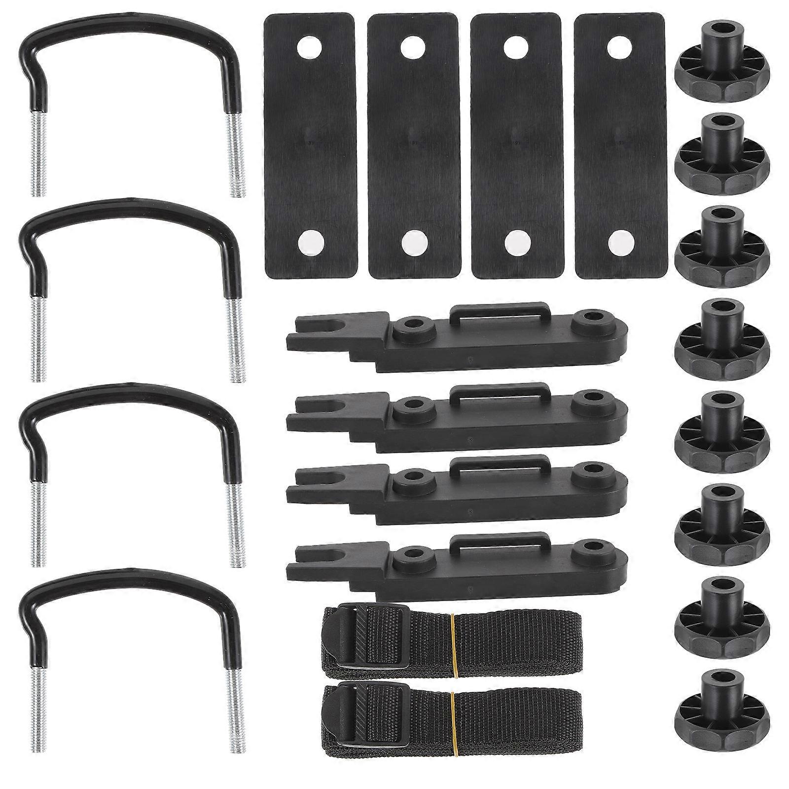Rooftop Cargo Carrier Mounting Kit Bolt Fittings – Easy Installation, Durable Design, Scratch Protection & Enhanced Stability for Cars