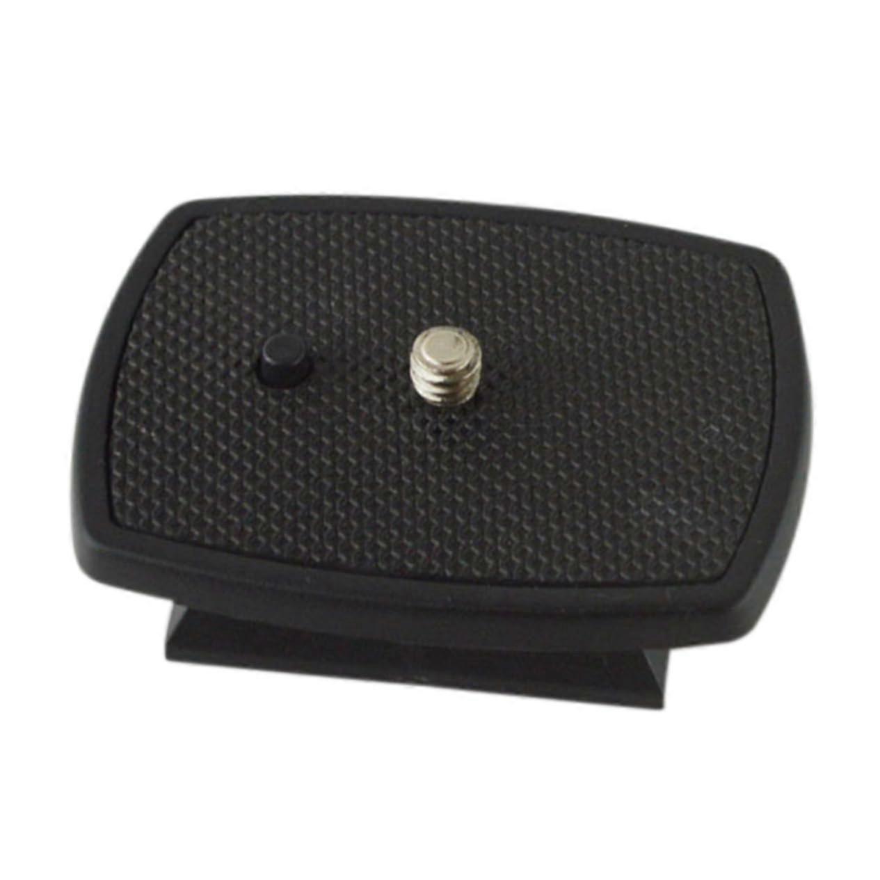 Tripod Adapter Mount Non-Slip 1/4 Inch Screw Quick Release for DSLR Cameras, Lightweight Durable Design