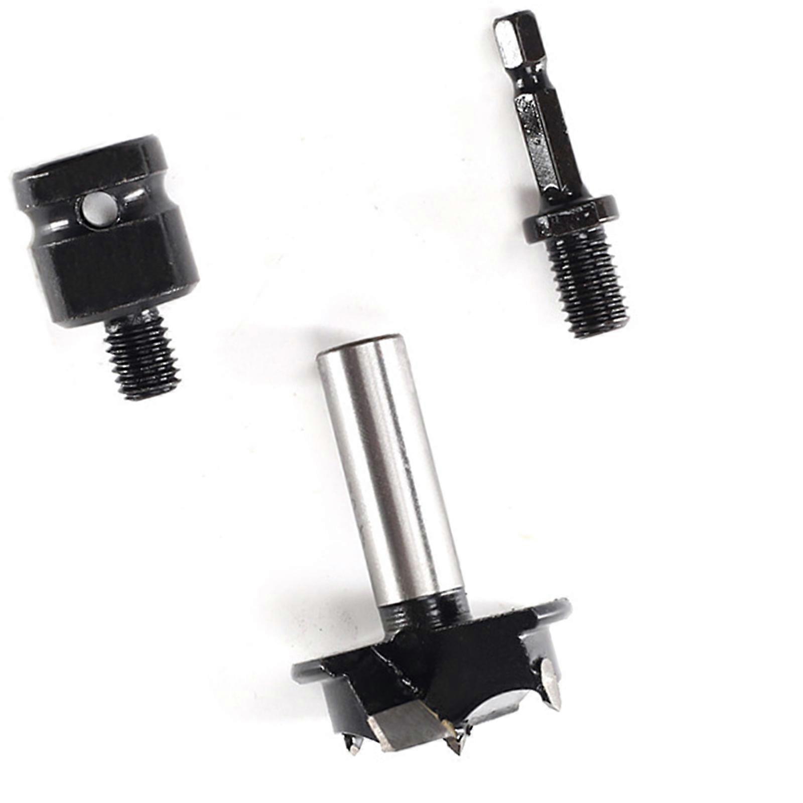 3pcs Efficient Woodworking Tool Forstners Bit Vertical Drilling Machine Bit Upgrades for Concealed Hinges & Door Clocks Multicolor