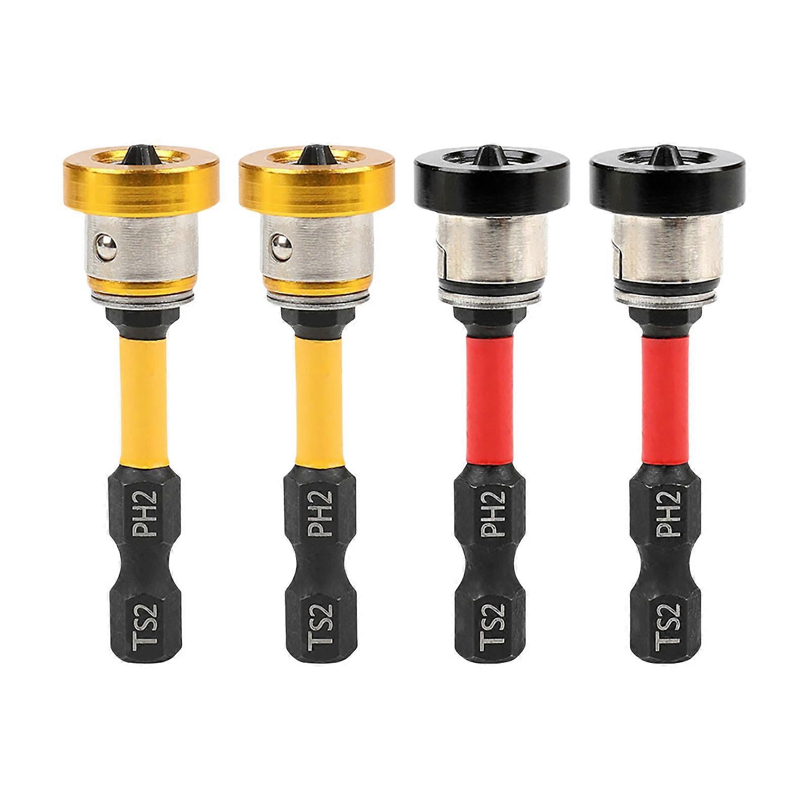 Magnetic Drywall Screwdriver Bit for Efficient Gypsum Board Mounting Magnetic Collar Protectors Precise Positioning Tool Multicolor