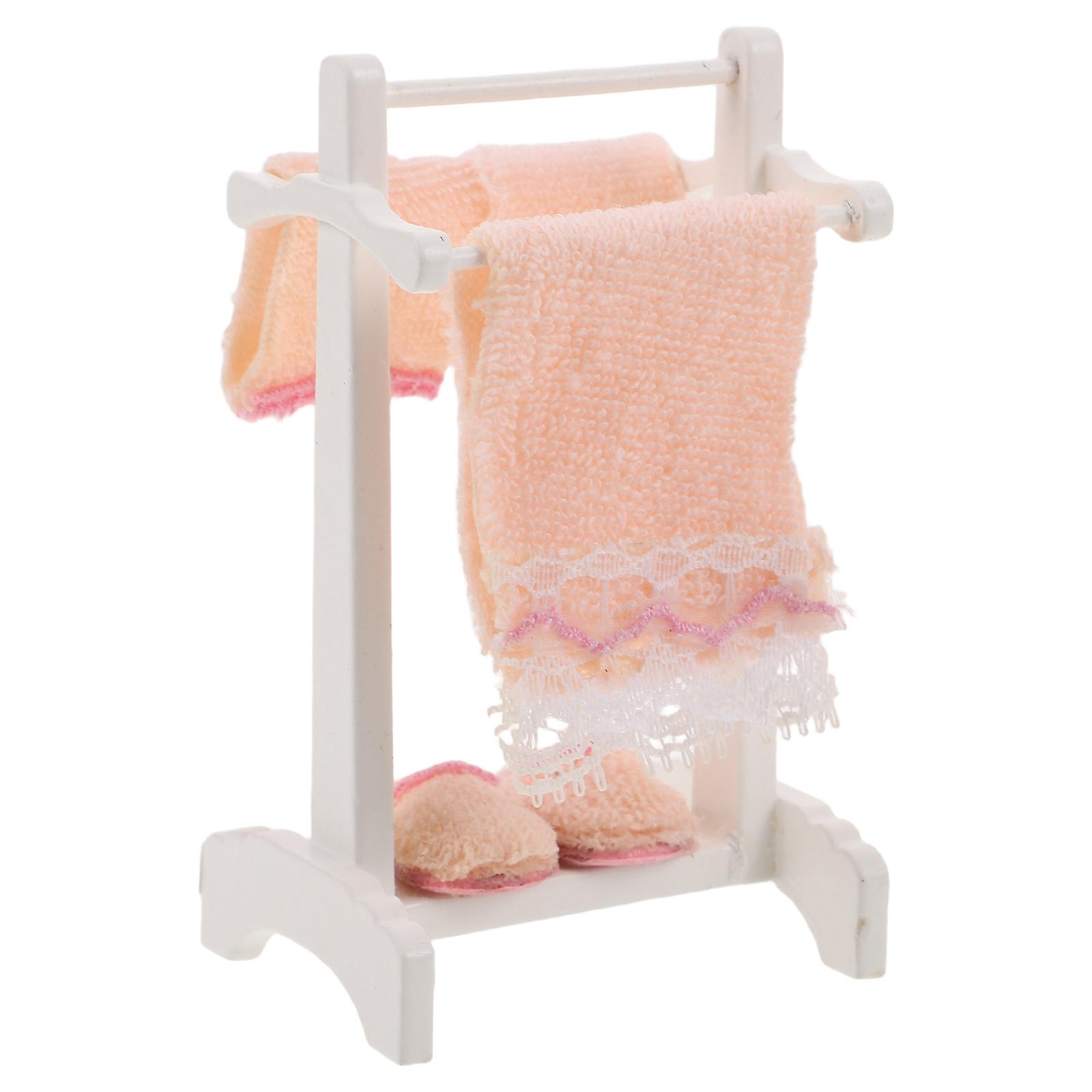 Scale Bathroom Accessory Set for Dollhouse Decoration and Educational Play