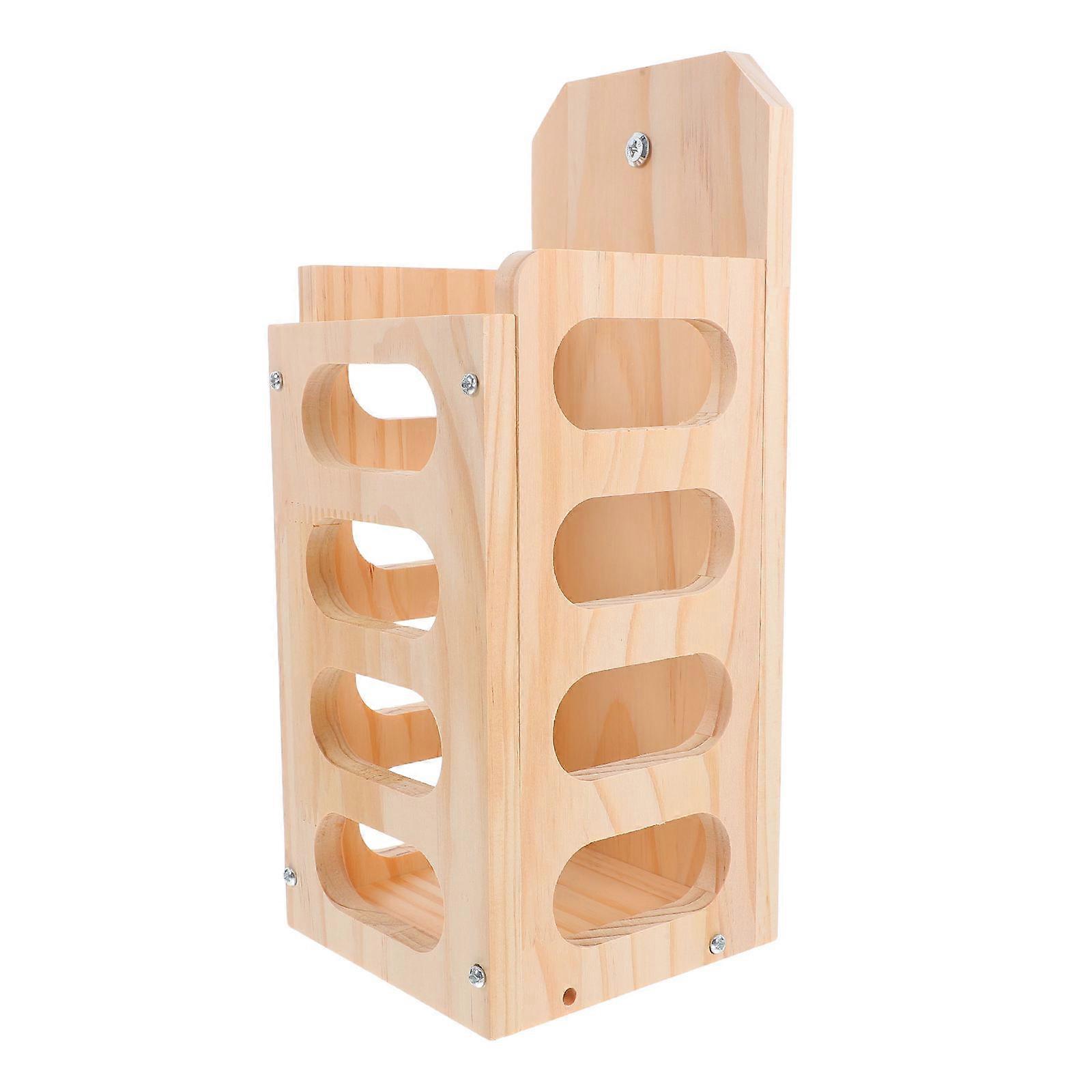 Hay Dispenser Wooden Hay Rack for Rabbits and Chinchillas Versatile Use 31.00X13.00X12.50CM 1Pack