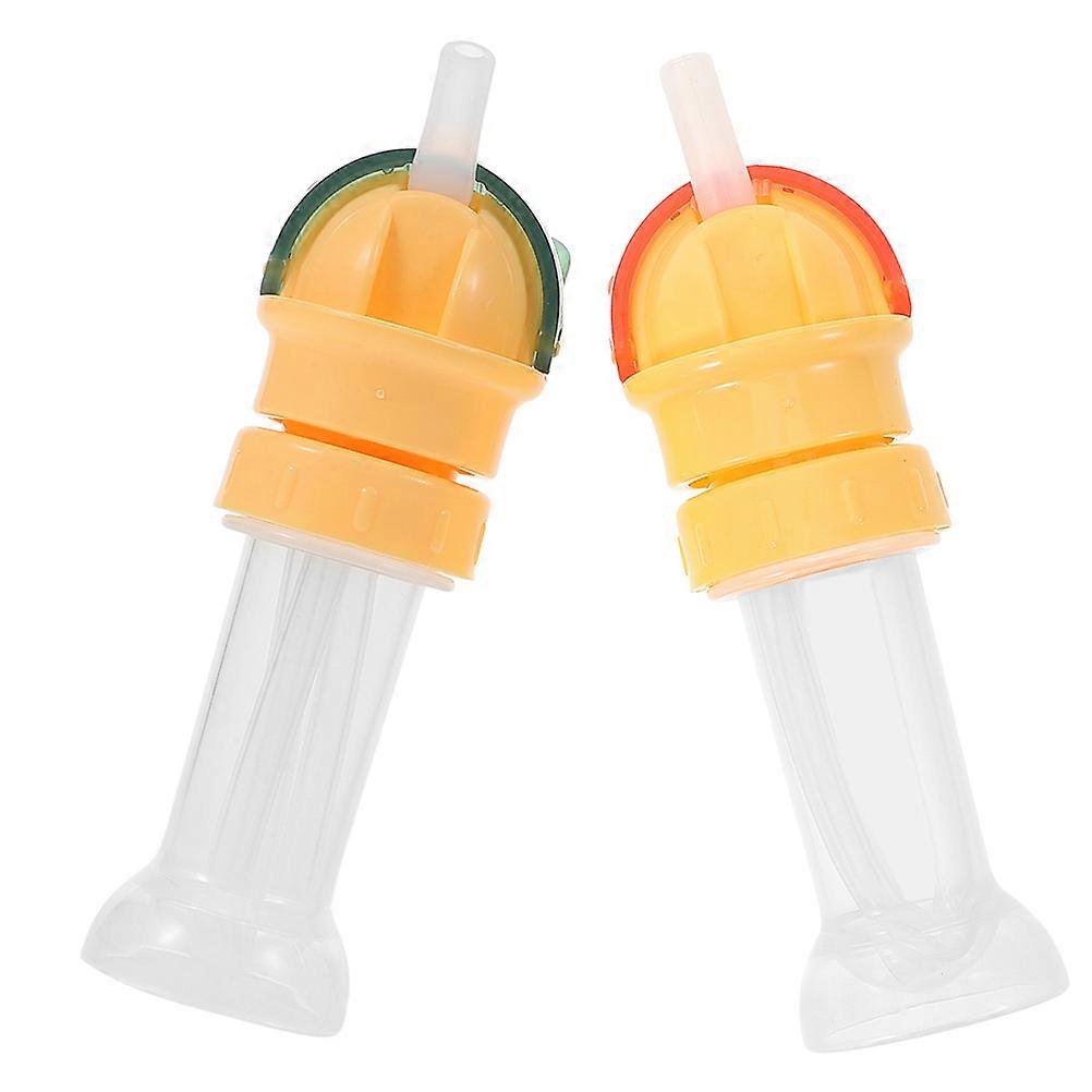 2pcs Water Bottle Caps Universal Fit Spout Covers Practical Storage Lids