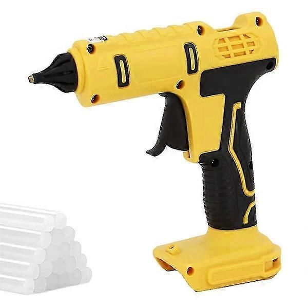 Cordless glue gun compatible with 20V Max battery, with 20 glue sticks and LED light, fast heating, DIY