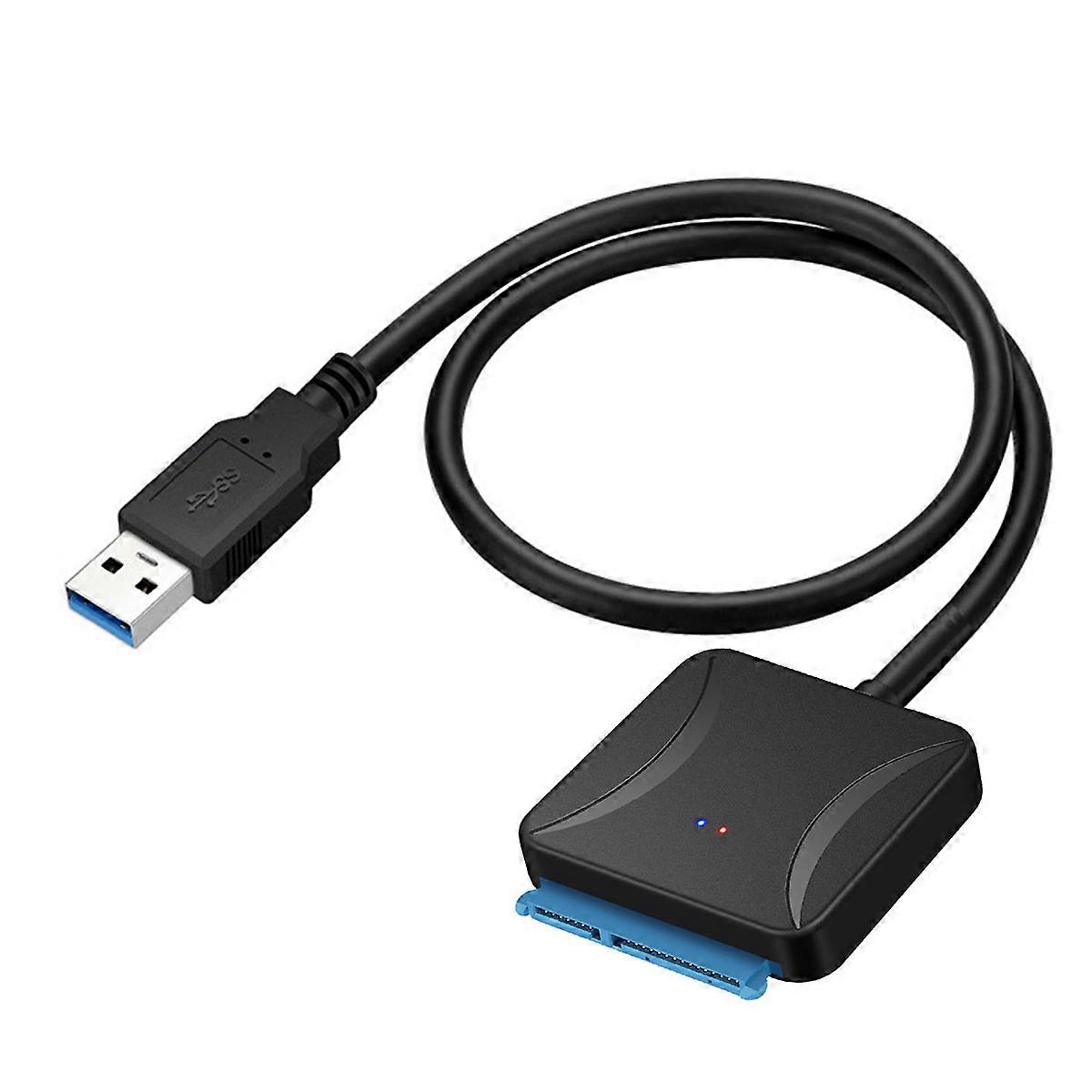 Usb To Ssd Adapter To Usb Converter Cable For Disk Backup Tech Users Plastic 1Pack
