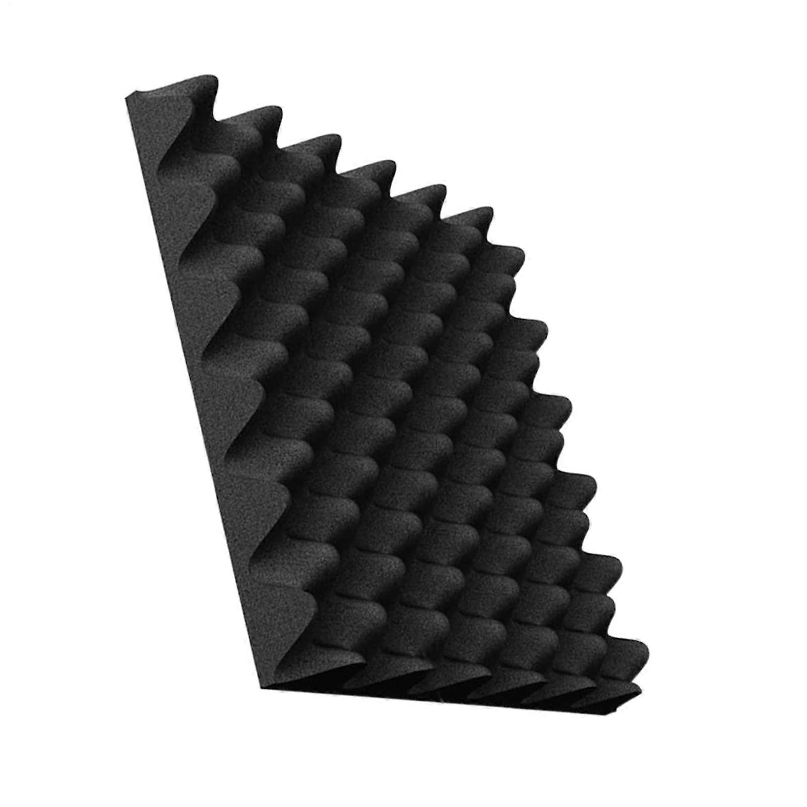 Acoustic Panels Soundproof Acoustic Foam SoundAbsorbing Panels, Density NoiseReducing WedgeShaped Foam for Studio Apartment 30x30x2.5 cm