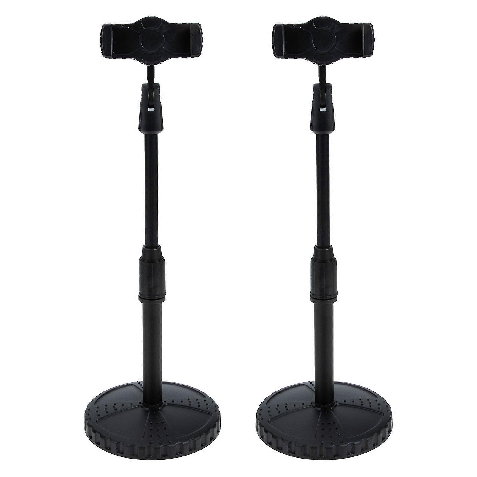 Foldable Sturdy Plastic Phone Stand Multi-Function Mobile Phone Holder For Office 27x13cm 2Set