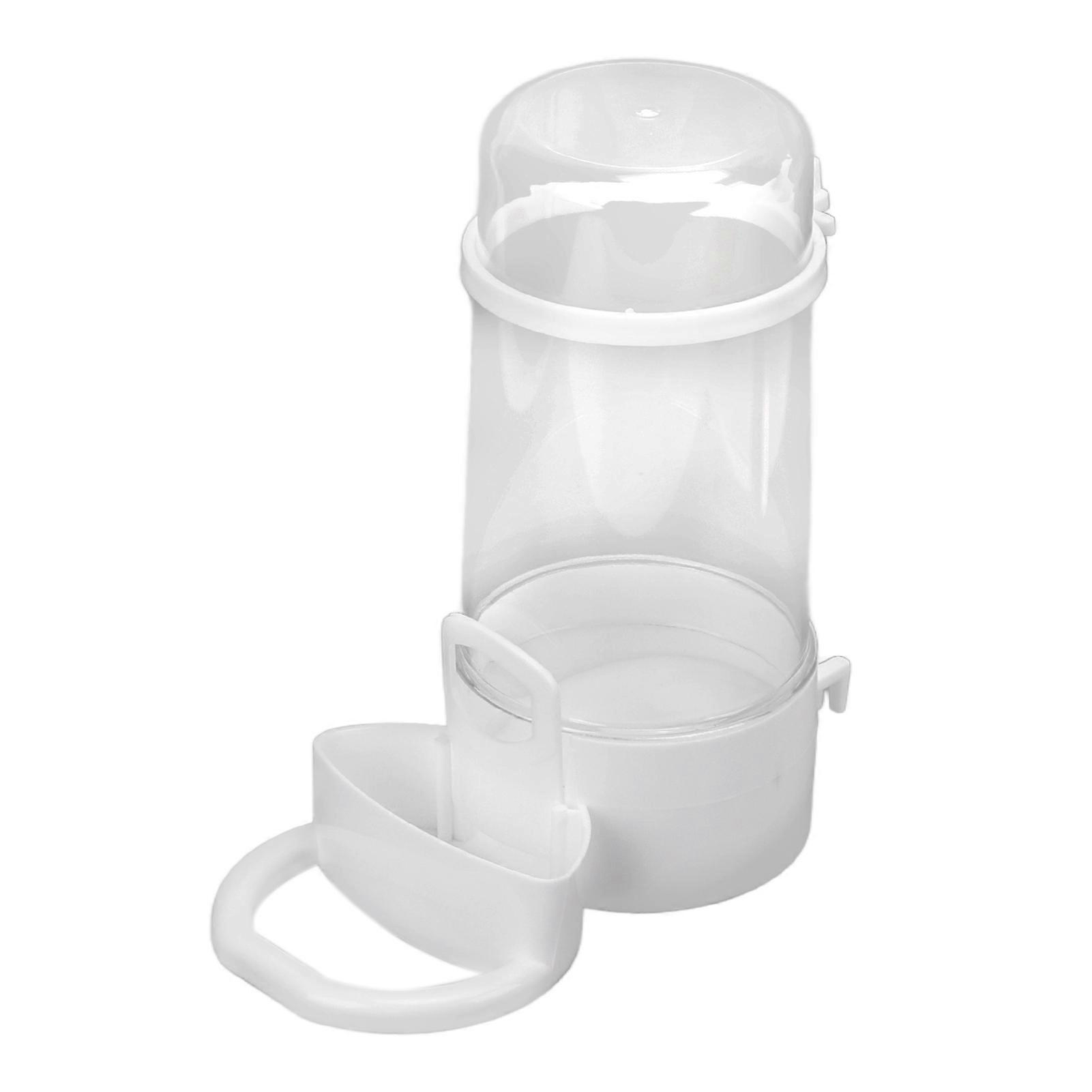 5Pcs 415ML Transparent Automatic Bird Seed Feeders with Stand