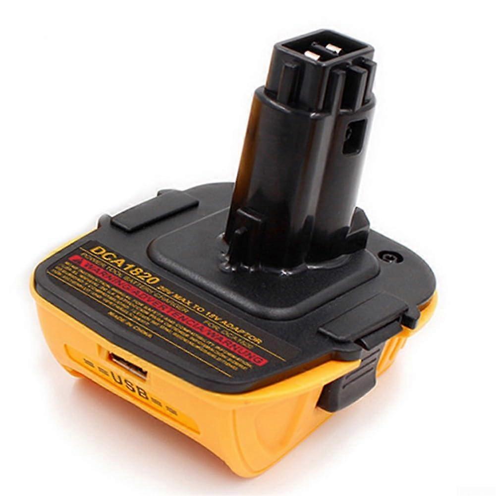 Reliable battery conversion with DCA1820 adapter for Dewalt 18V tool compatibility