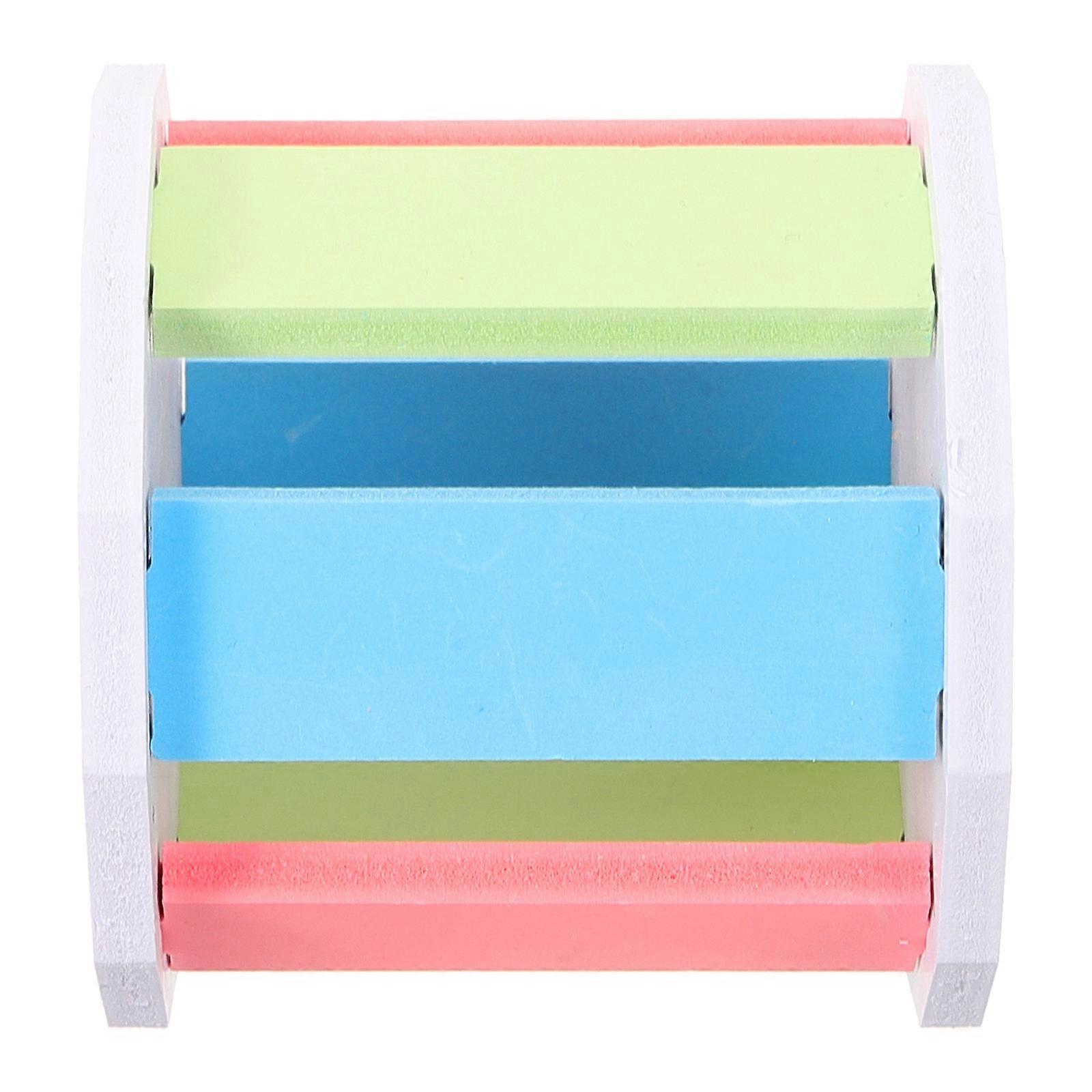Colorful Hamster Exercise Wheel for Small Pets Perfect for Chinchilla Gerbil Use Quiet PVC Material