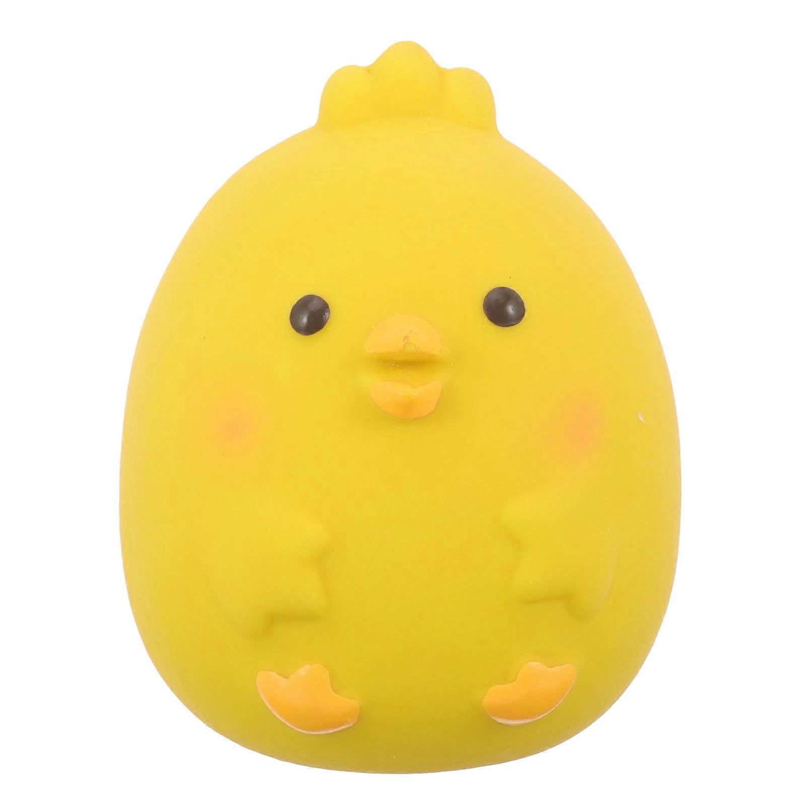 Small Squeaky Dog Toys for Puppies Made of Latex Yellow Color Pet Use 7 Inches