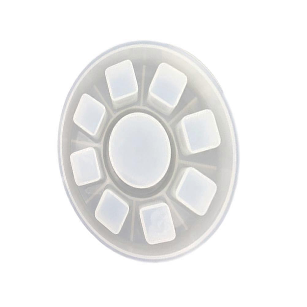 DIY Epoxy Mold for Lipstick Storage Box Round Shape Made of Silicone White Color