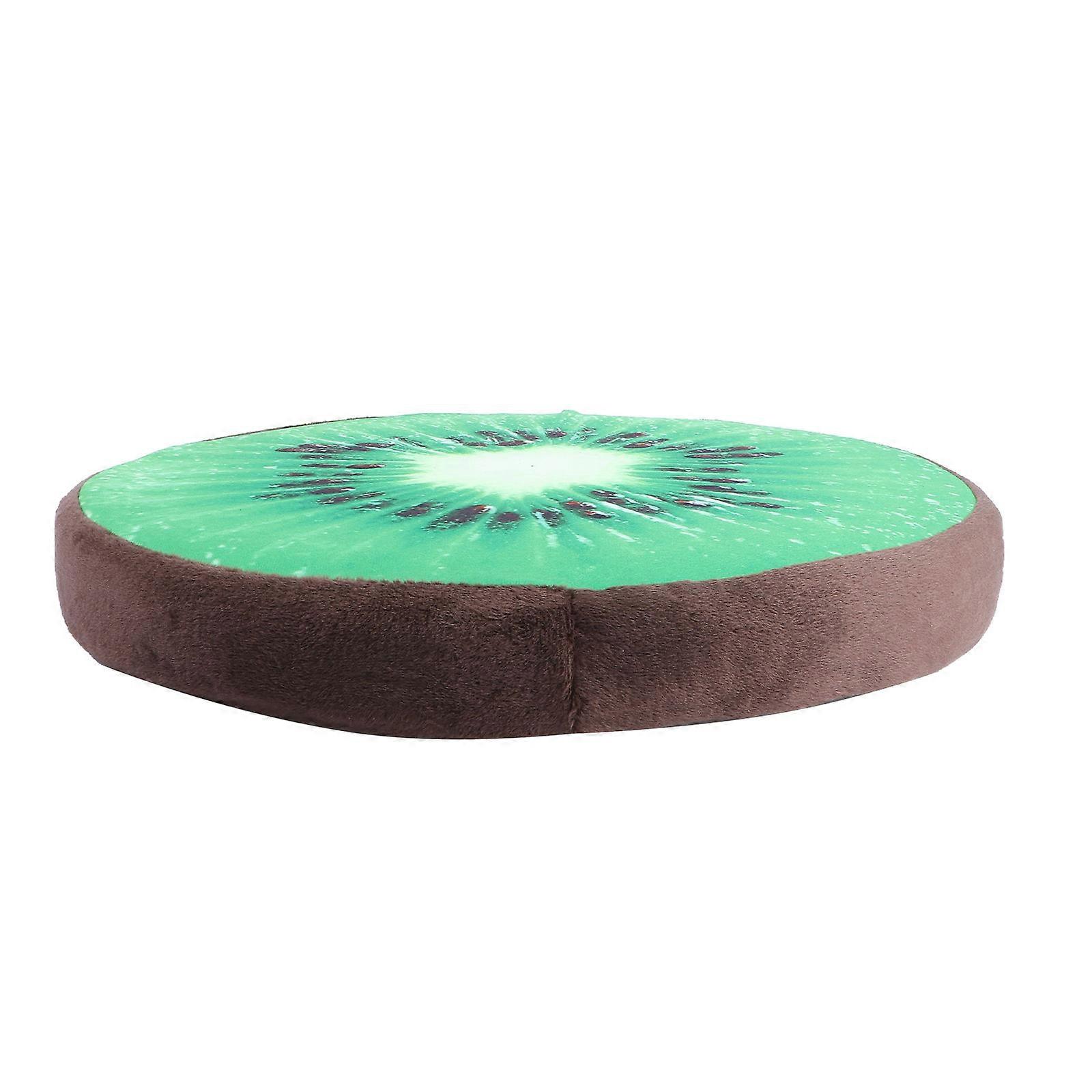 Home Office Decorative Seat, Comfortable Plush Pillow with Unique 3D Fruit Print Design