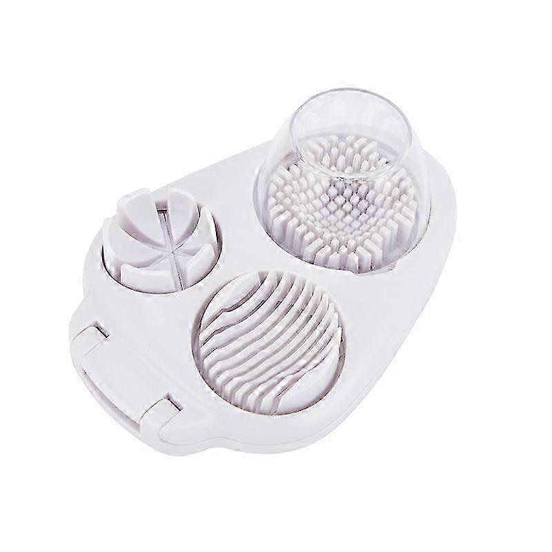 3 In 1 Egg Slicer For Hard Boiled Eggs, Strawberry Slicer Grape Cutter, 2025 New Stainless Steel Dic