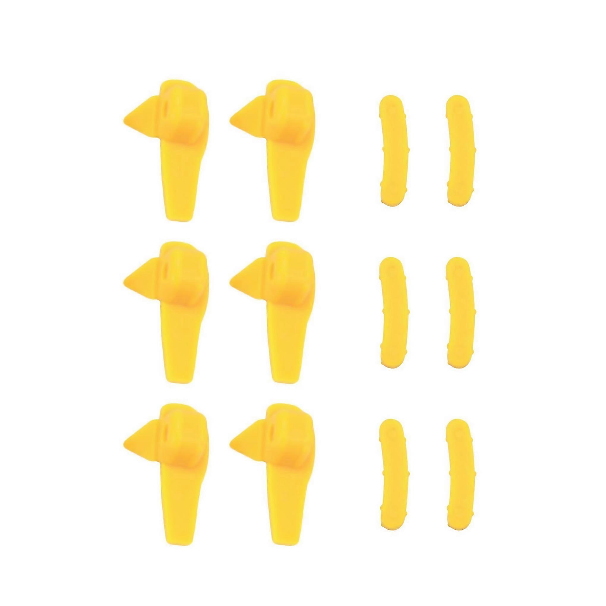 12pcs Tyre Changer Part Nylon Mount Demount Head Duck Head Insert Rim Protector