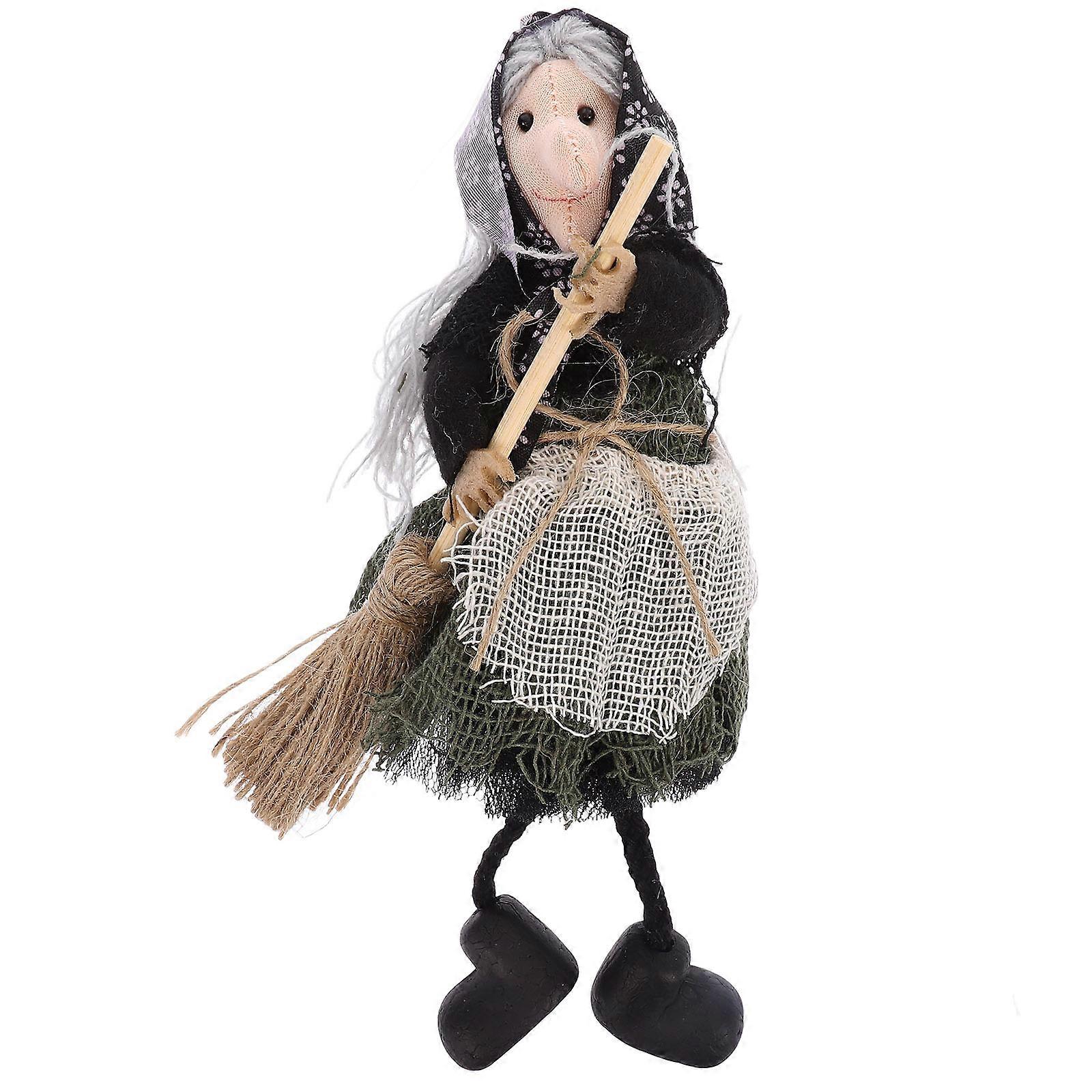 Halloween Witch Doll Decoration Suspended Hanging Design for Party Decor to Create a Festive and Safe Holiday Atmosphere
