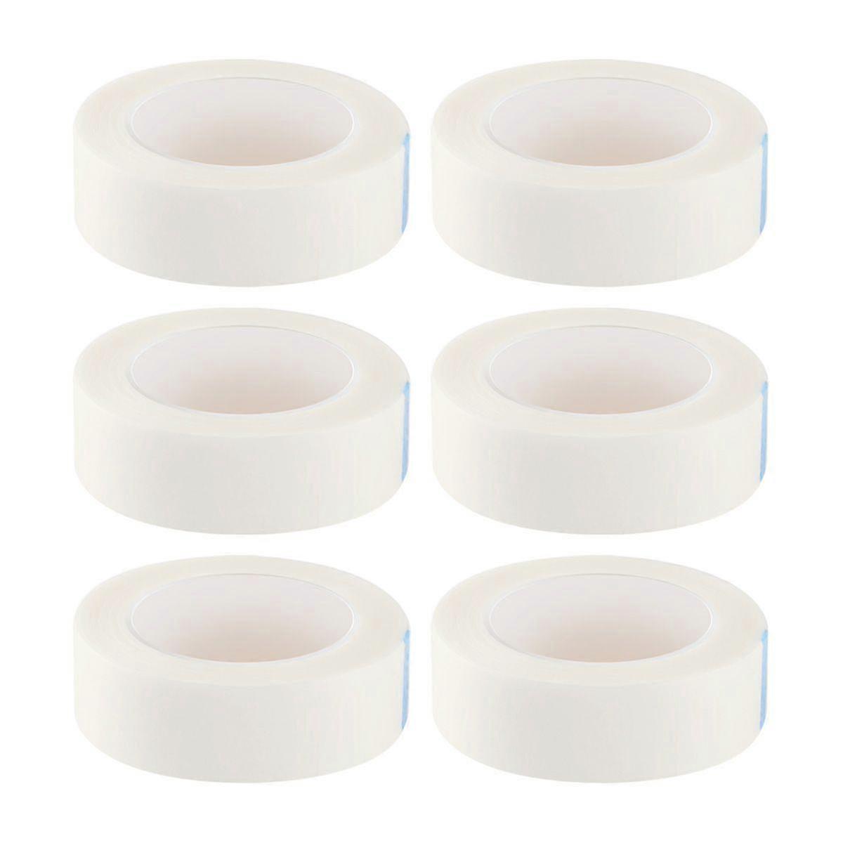 Frcolor 6PCS グラフトまつげ分離テープ粘着テープ植えまつげ糸くずフリーまつげツールまつげエクステ用医療用テープ 2025