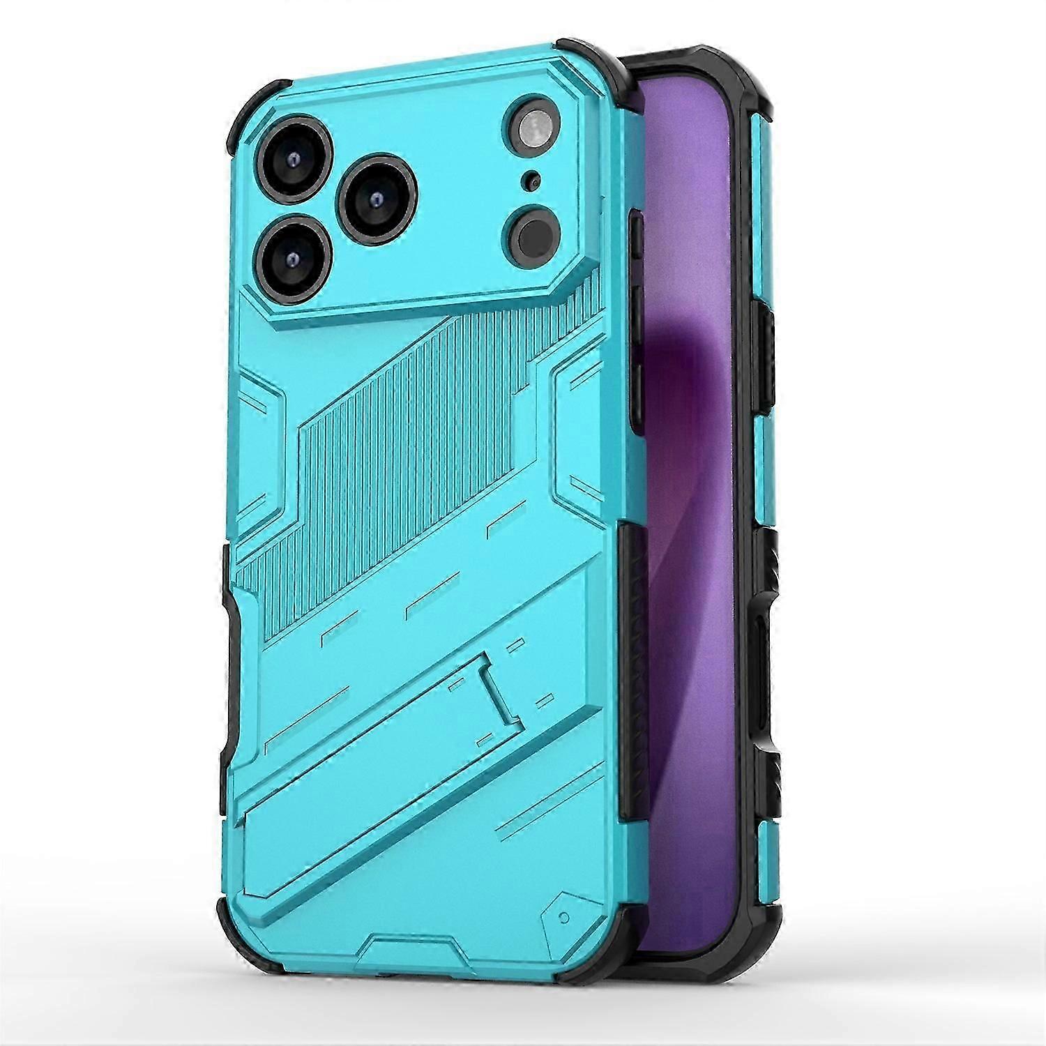 For iPhone 17 Pro Max Case PC+TPU Shockproof Phone Cover with Kickstand
