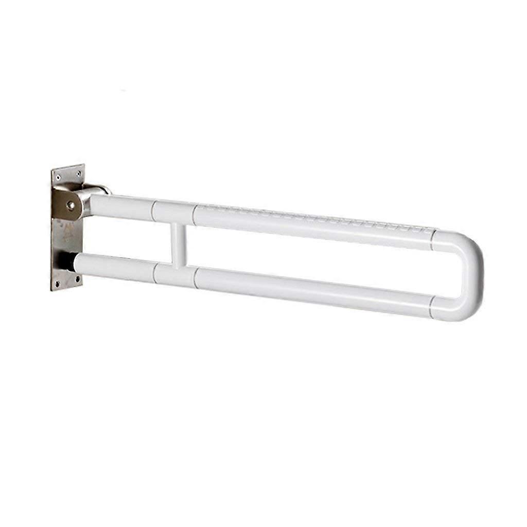Foldable bathroom safety grab bar for elderly and disabled individuals, nonslip support rail, toilet handrail (Color: White, Size: ...) Ref: 3335