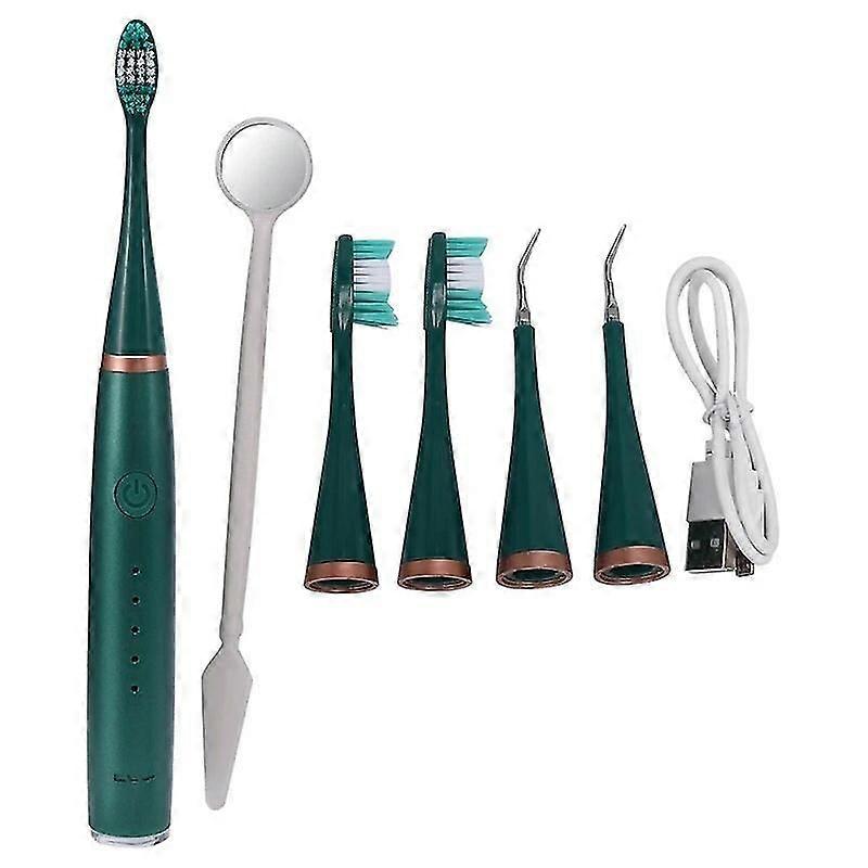 AD-5-Speed High-Frequency Vibrating Tooth Cleaner USB Electric Toothbrush Cleaning Device Calculus Cleaning Device~6126
