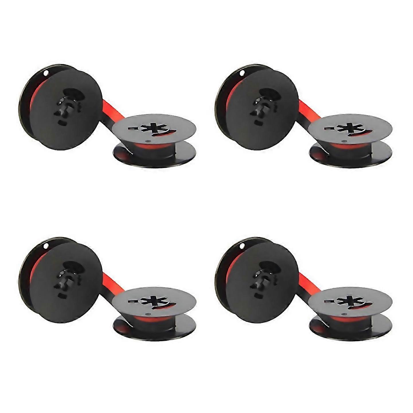 For 4pcs typewriter ribbon twin spool typewriter ribbon inkblackred