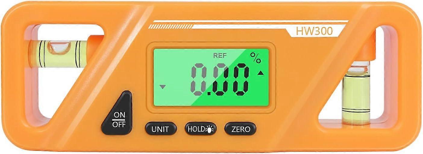 Digital inclinometer Absolute/relative angle measurement LCD screen with backlight Multi-function conversion