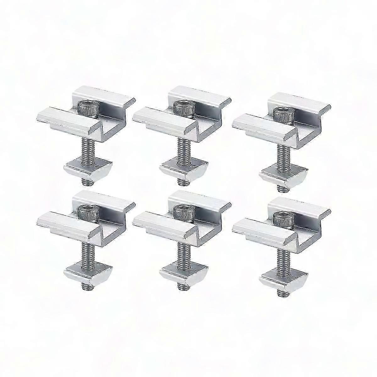 8pack Solar Panel Mounting Brackets, Solar Panel End , Centre , For Pv Solar Panel Solar Module 30m