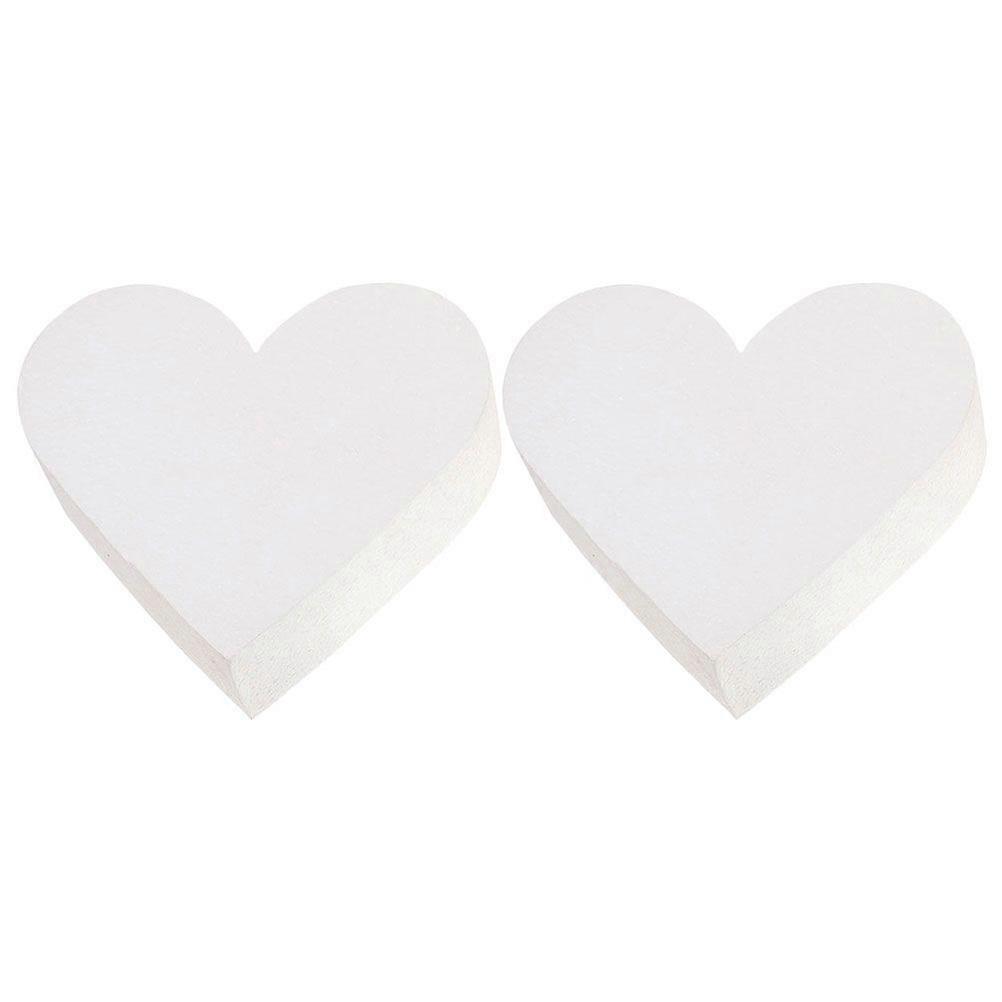 2pcs Foam Cake Model Heart-shaped Cake Dummy Baking Cake Model Cake Dummies Model