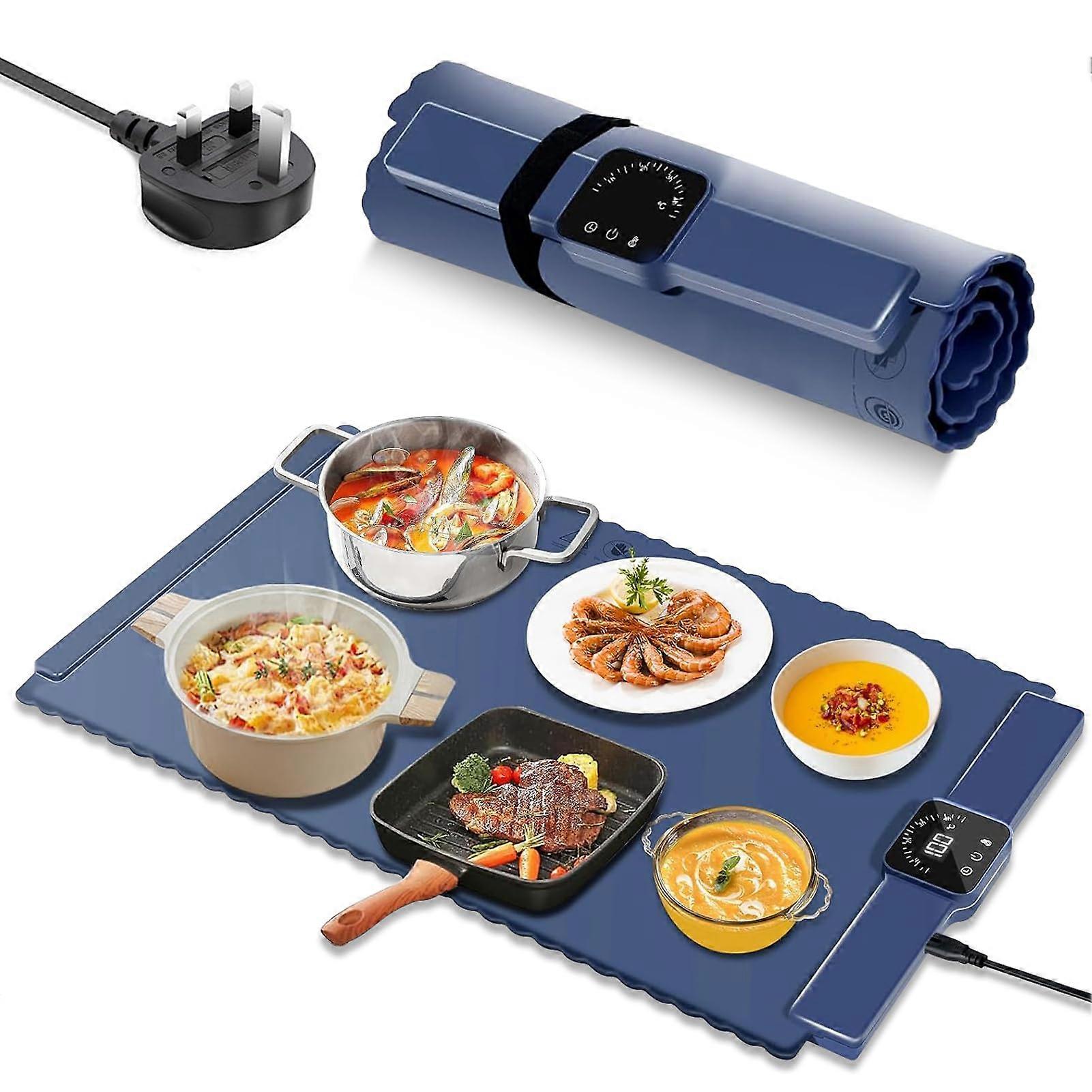 Hot Plates For Keeping Food Warm, Electric Warming Tray, 5 Temperature Settings4 Hours Timer