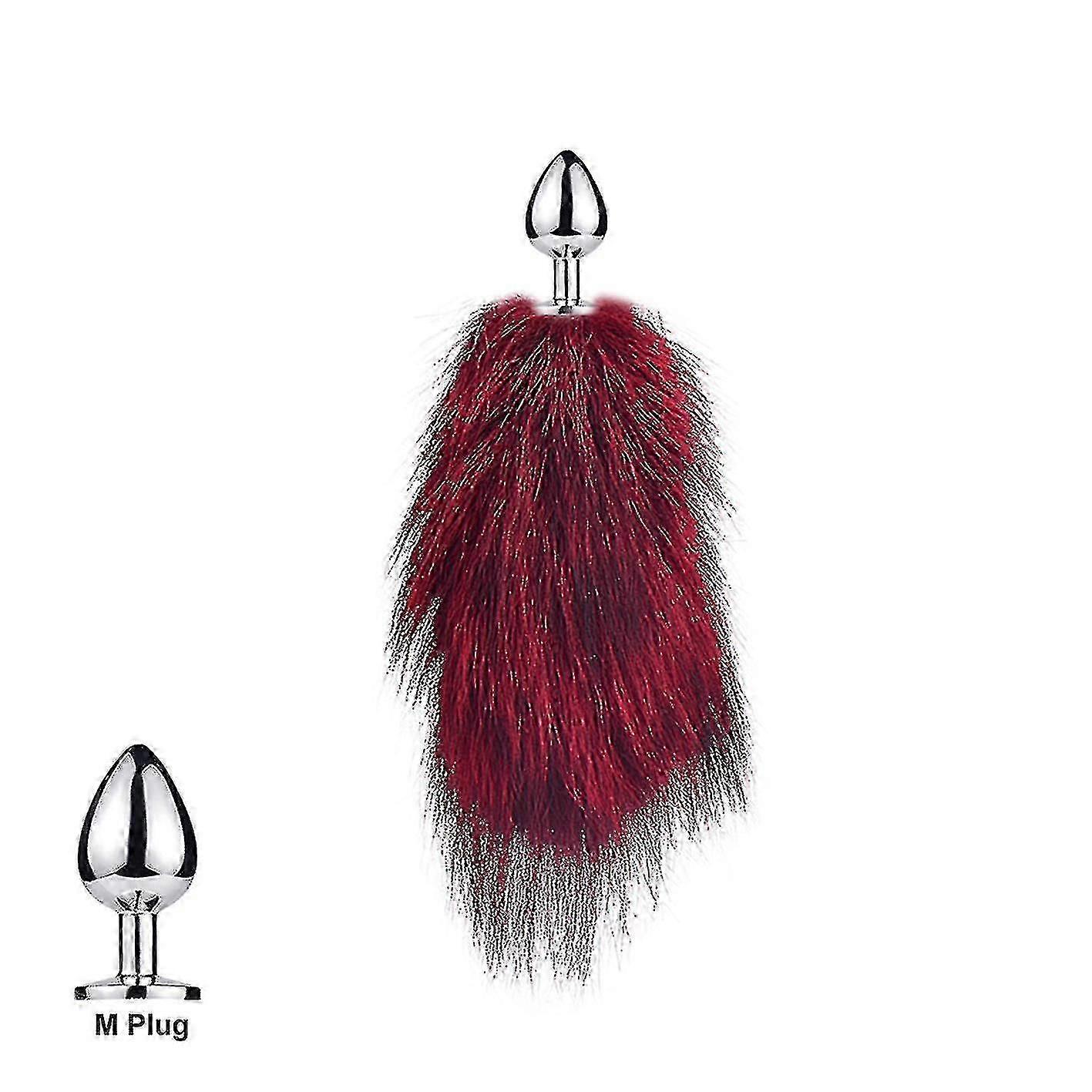 Tail Plug-in Fox Tail Cat Small Props Real Hair Small Tail Detachable Dog Playing Sp