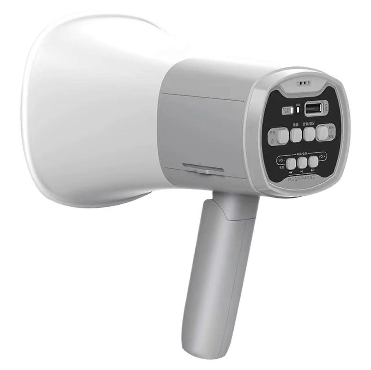 Loud Hailer Handheld Voice Amplifier Megaphone With Volume Control Portable Speaker For Outdoor Megaphone Speaker G 21*18cm