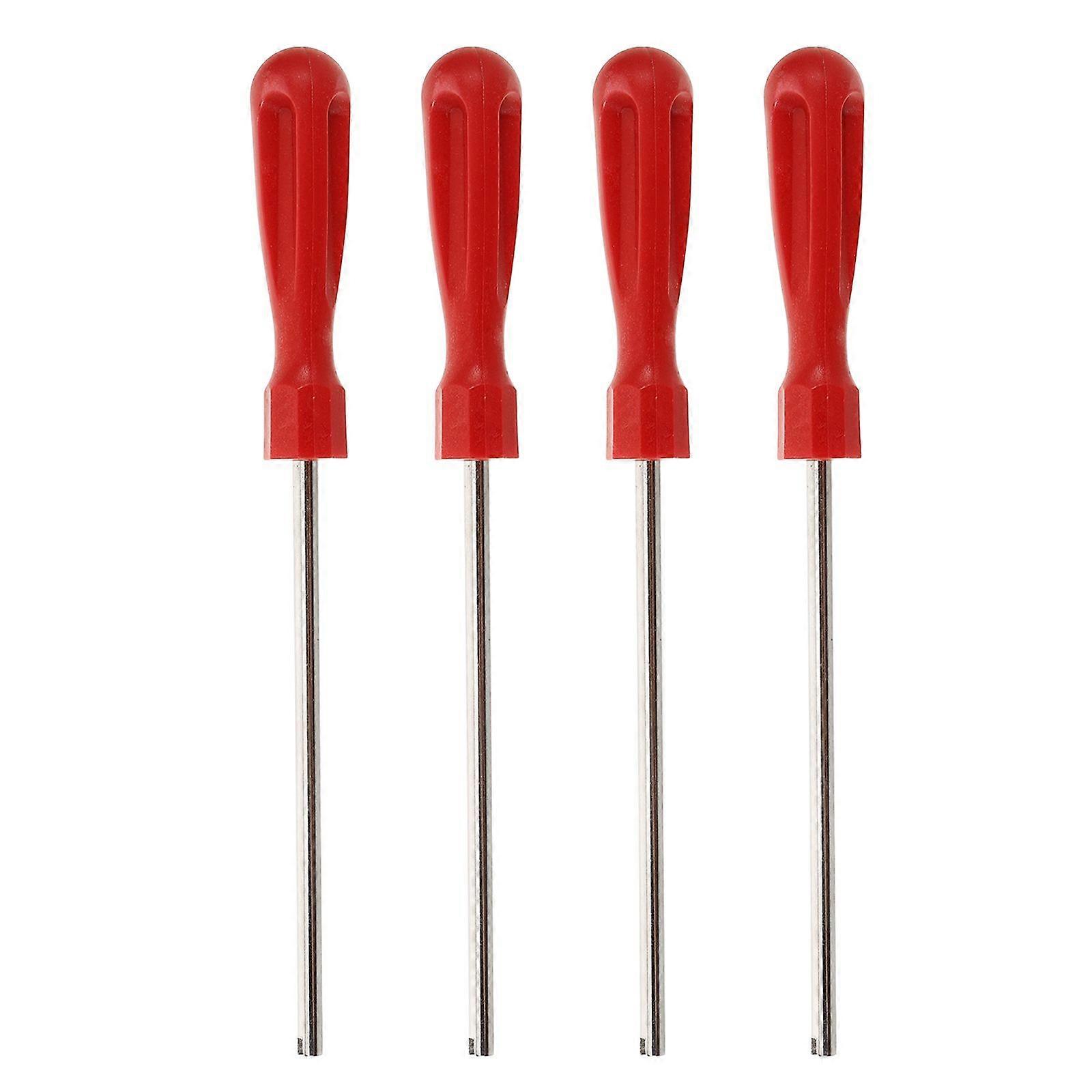 4PCS Valve Core Remover Multi-Functional Valve Core Removal Tool Set Portable and Easy to Use Valve Core Tool for Cars Bikes and Motorcycles