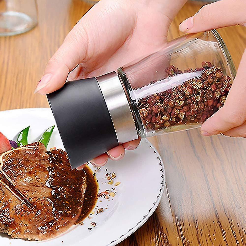 1pcs Refillable Salt And Pepper Shakers - Multi-function Pepper Mill