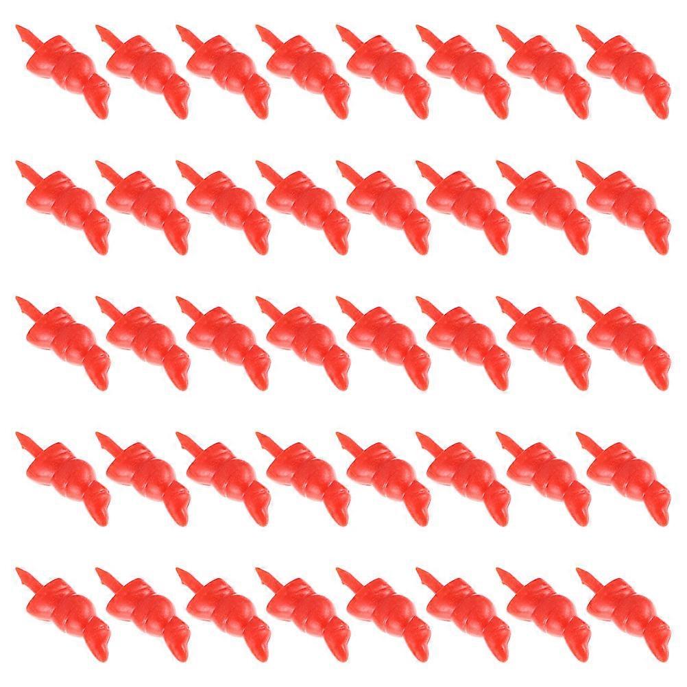 Plastic Snowman Noses – 150pcs DIY Christmas Ornaments for Winter Crafts – Easy Assembly Red Nose Decorations for Holiday Snowman Projects