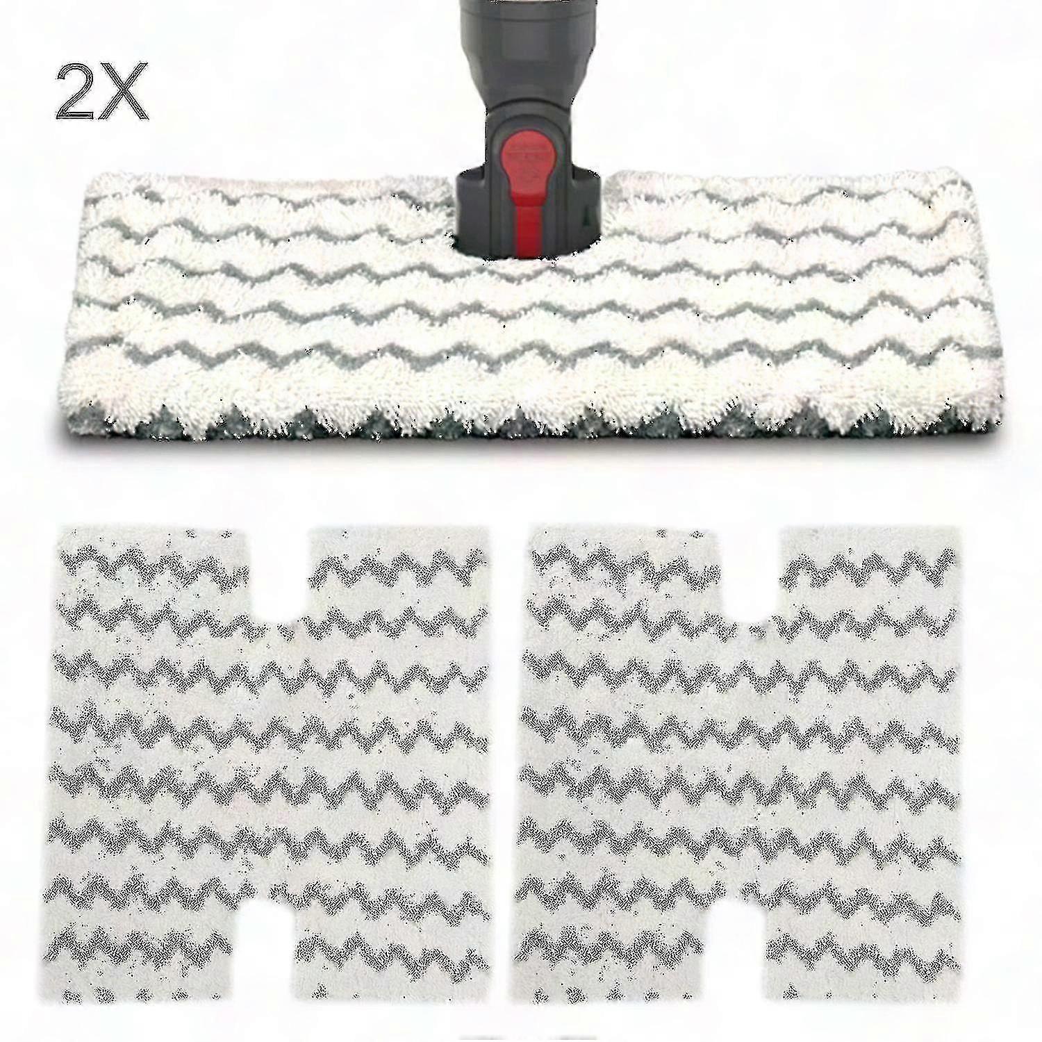 2pcs Replacement Shark Pads for Steam Mop S6001 S6003 Flip Steam Mop Pads