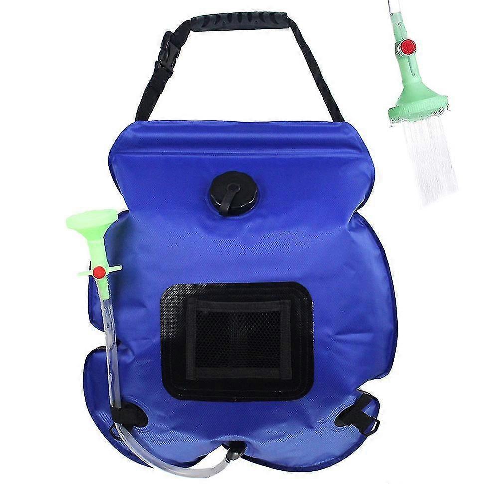 Solar Shower Bag Portable Camping Bath Water Bag 20l Op07