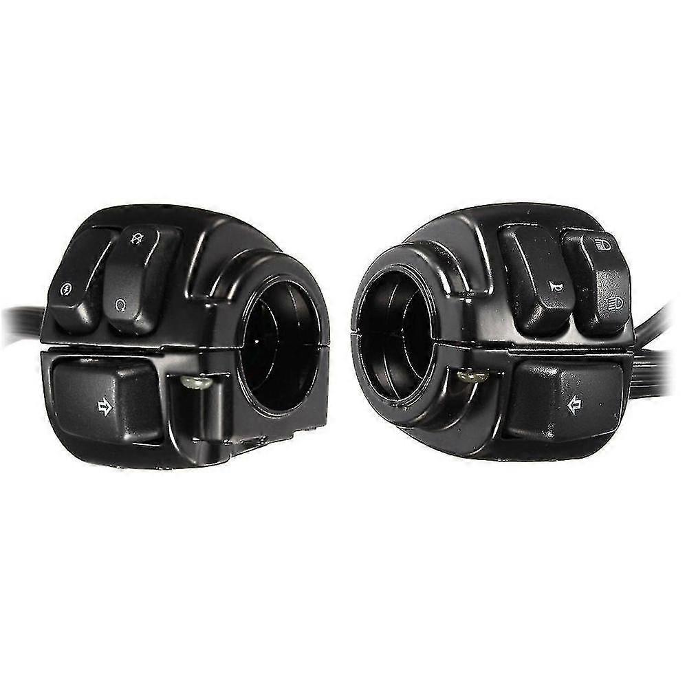 1 Pair Motorcycle Handlebar Control Lights Switch (25mm) With Wirin...