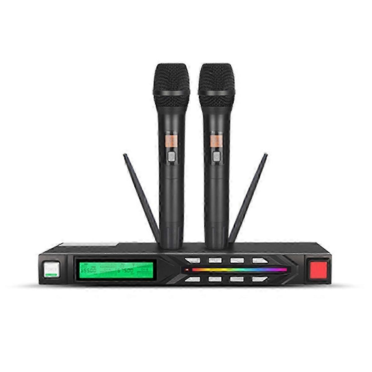 Handheld Portable Wireless Microphone System Mic UHF Long UK Plug