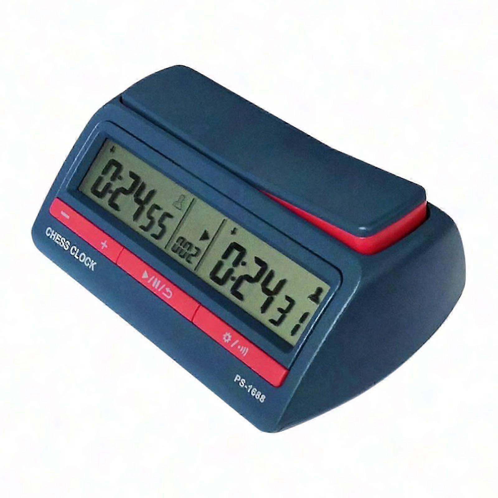 Multifunksjonell elektronisk sjakktimer med PB-funksjon - Digital sjakkklokke for turneringer