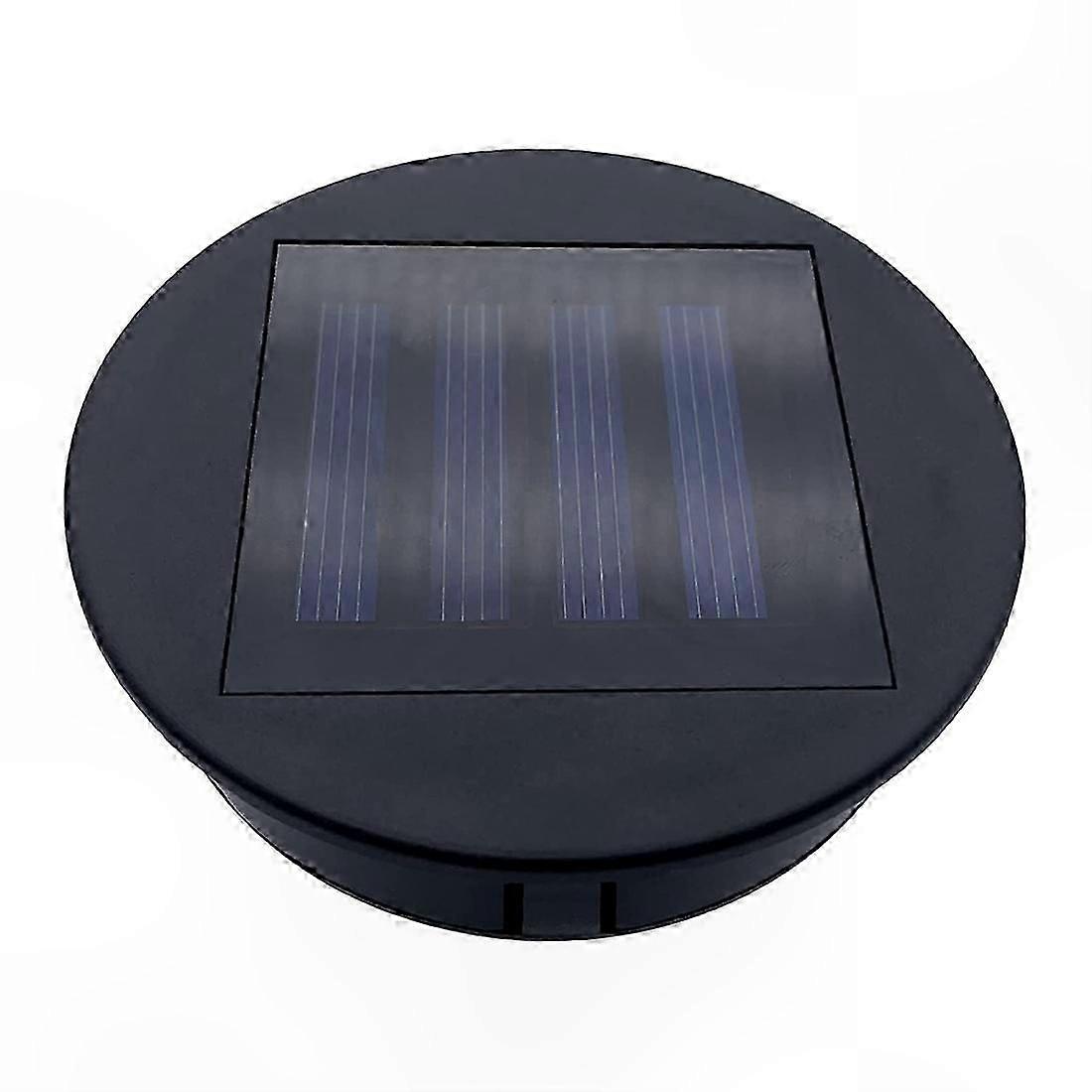 2-Pack Solar Lantern Replacement Tops, Waterproof Round Accessory for Outdoor Lighting Solutions